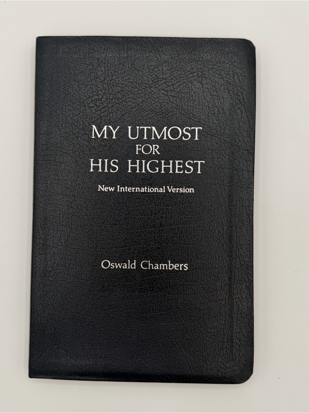 My Utmost for His Highest Oswald Chambers NIV Bonded Leather